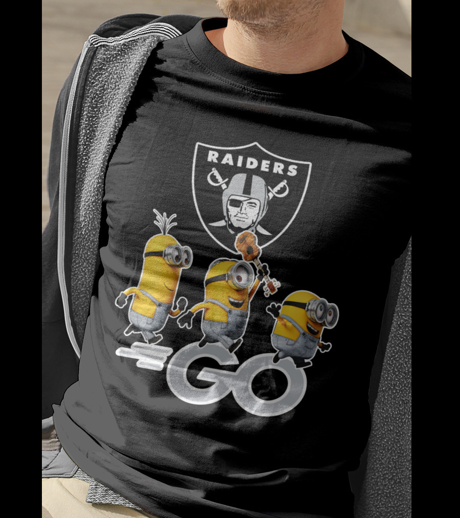 Raiders Minions Go Football Team T-Shirt
