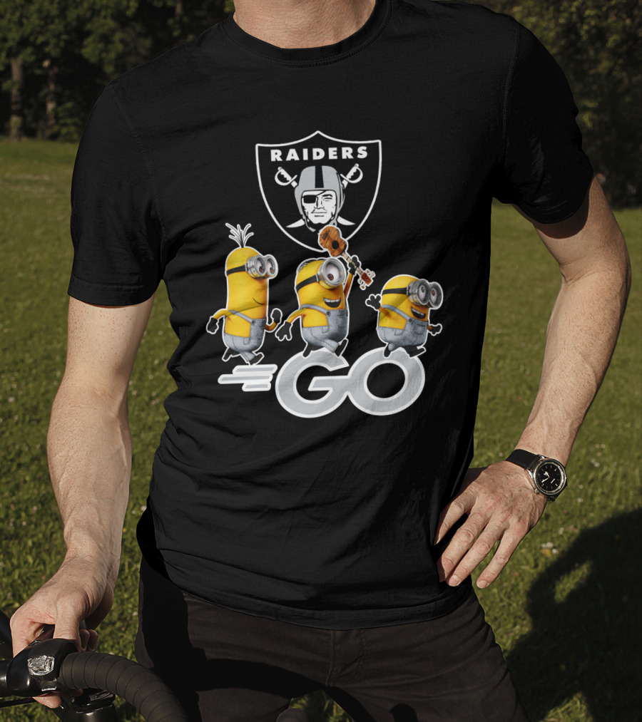 Raiders Minions Go Football Team T-Shirt