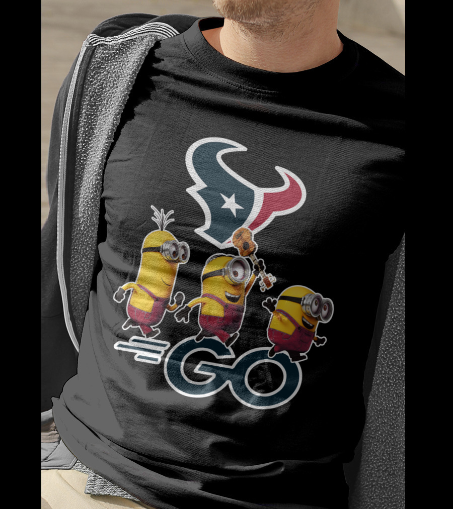Houston Texans Minions Go T-Shirt