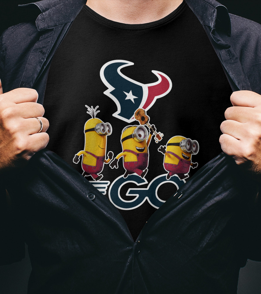 Houston Texans Minions Go T-Shirt