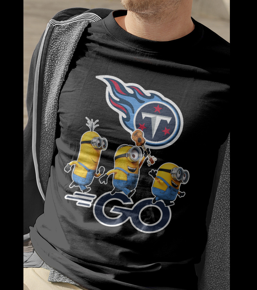 Minions Go Titans Tennessee NFL T-Shirt