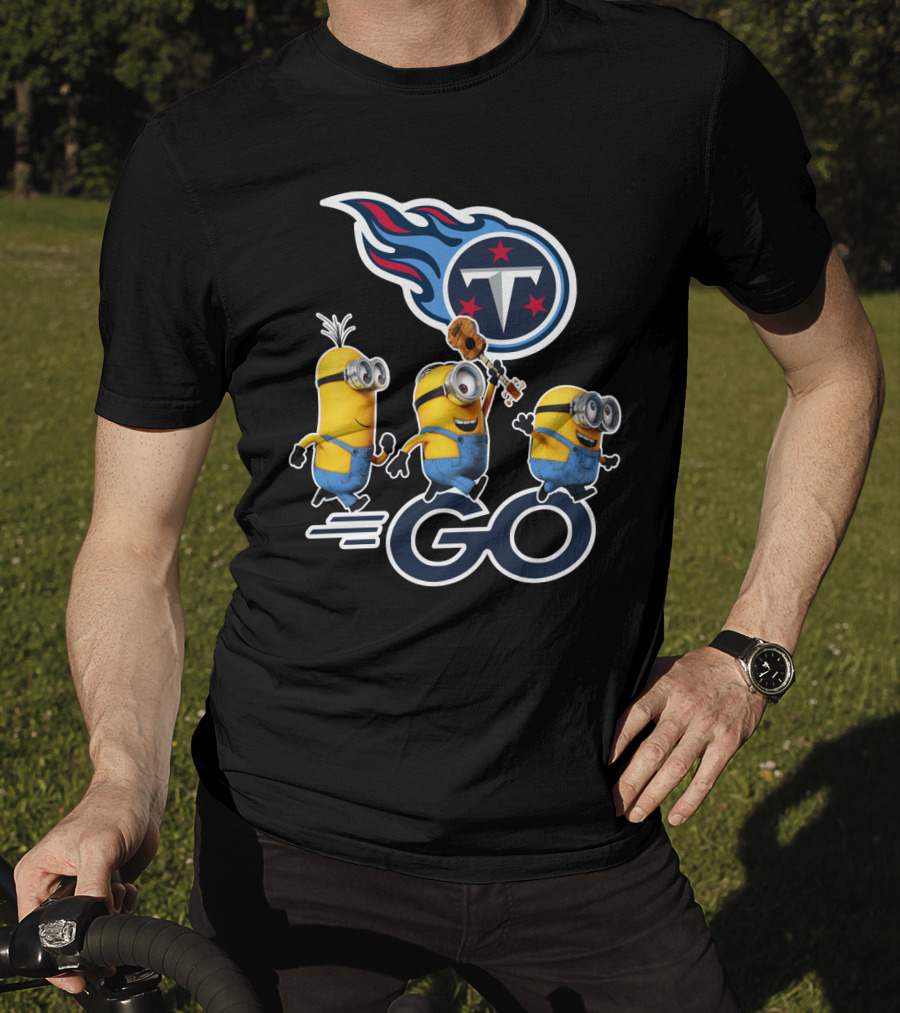 Minions Go Titans Tennessee NFL T-Shirt