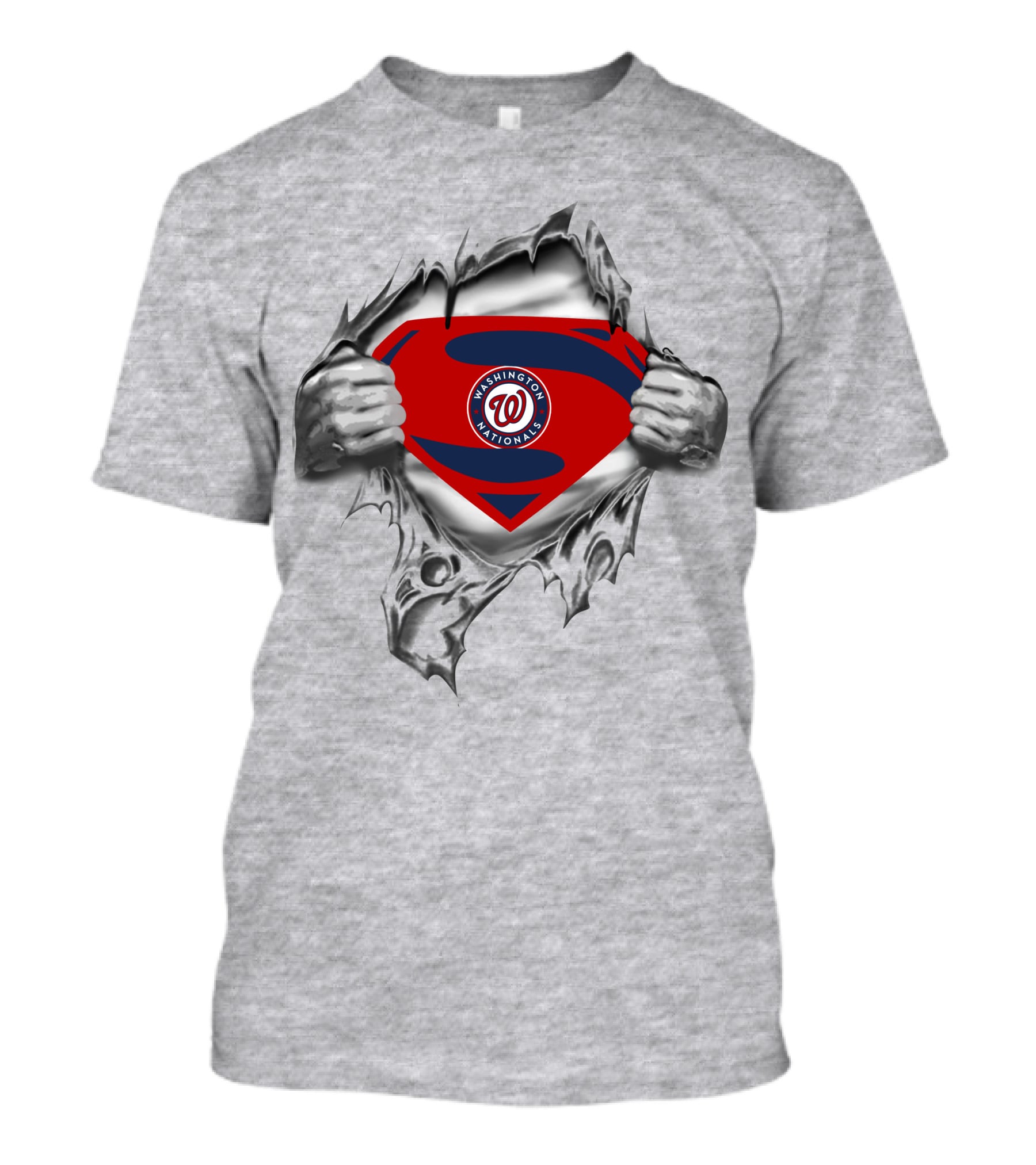 Washington Nationals Super Man Shield T-Shirt
