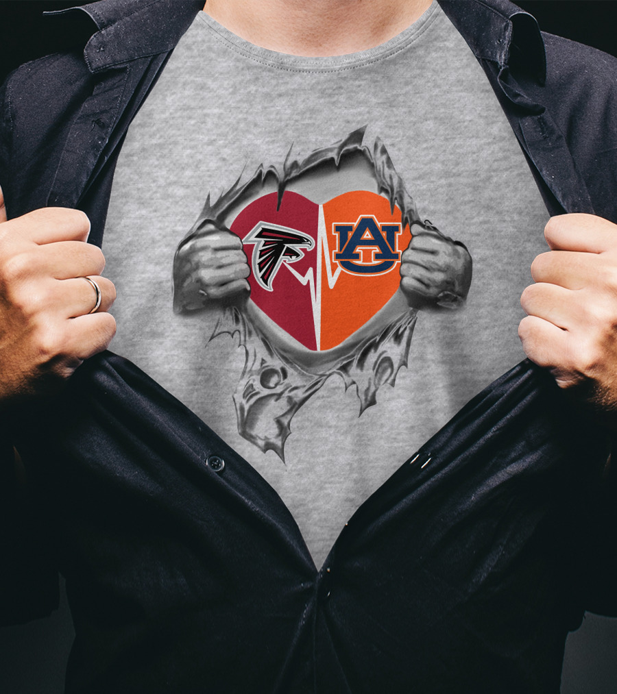 Atlanta Falcons Auburn Its In My Heart T-Shirt