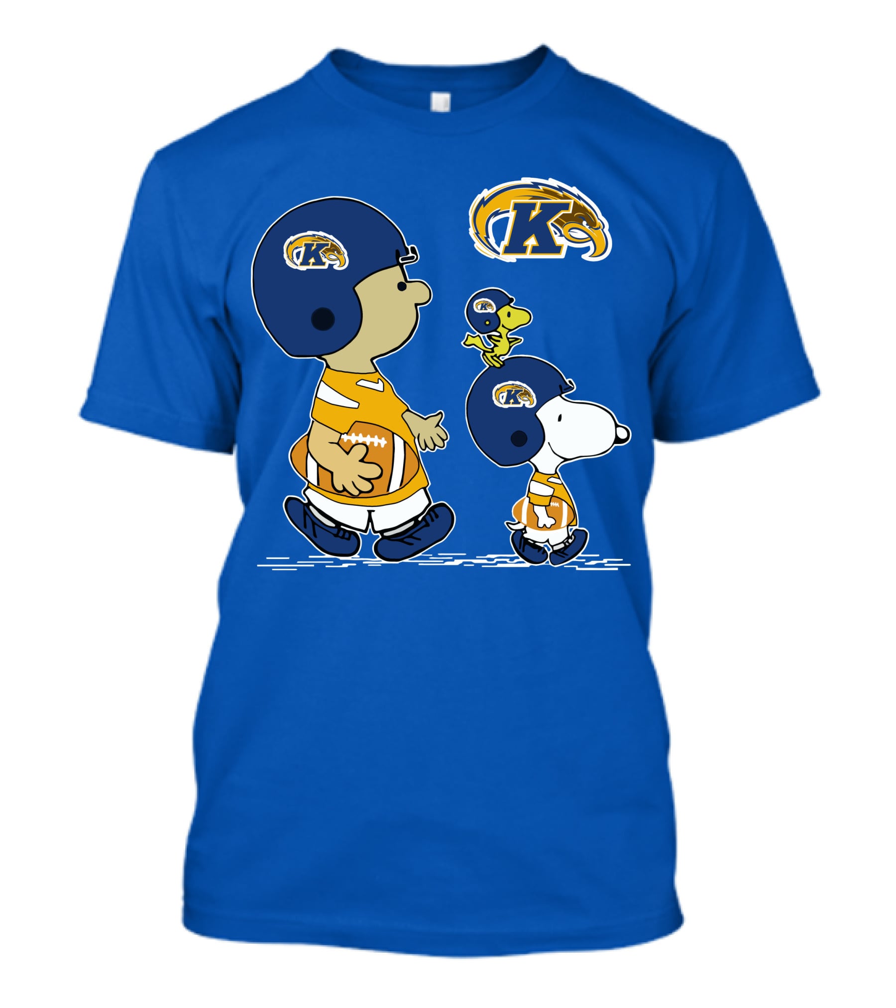 Kent State Golden Flashes Football Snoopy And Woodstock Peanuts Sports T-Shirt