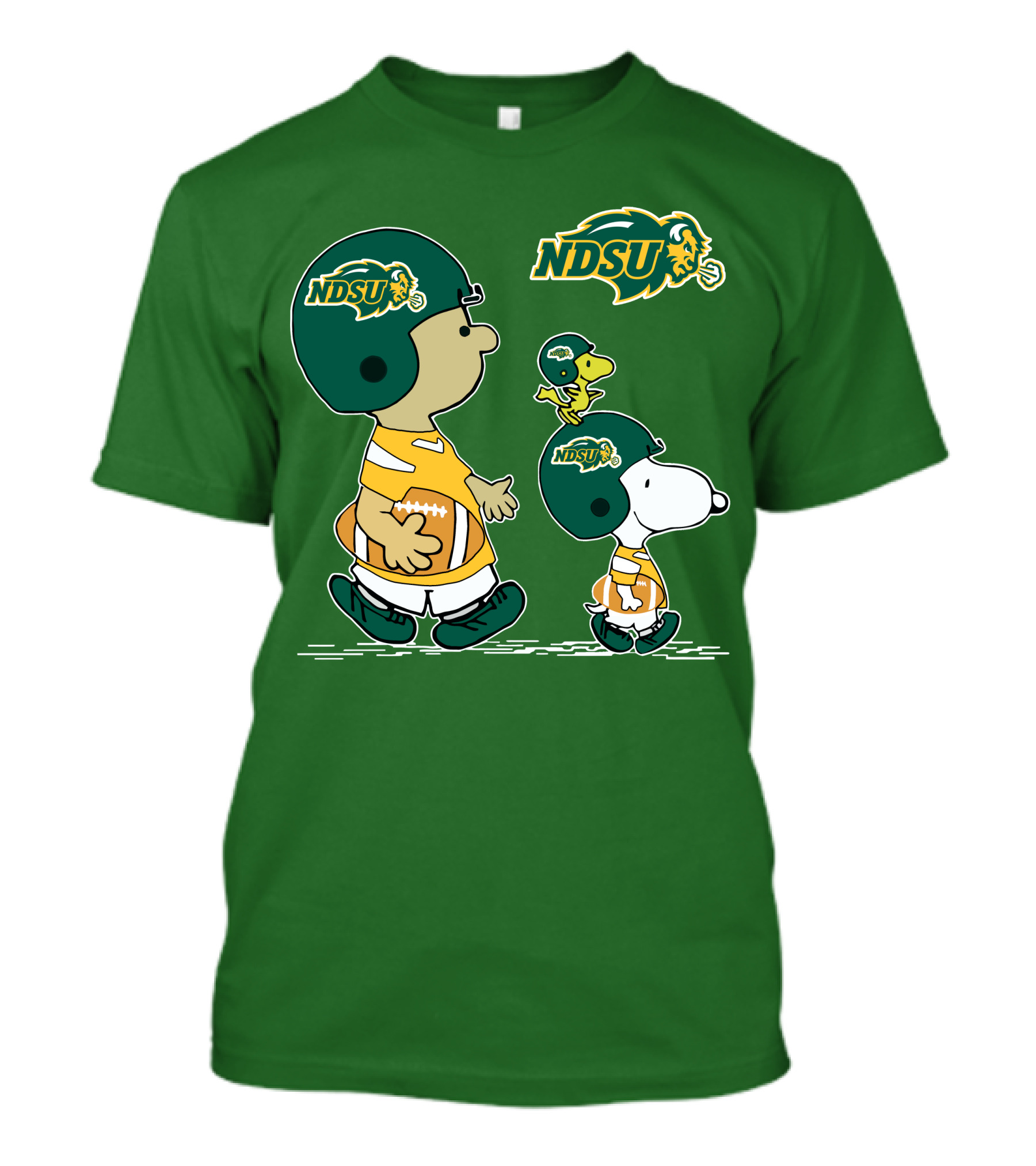 NDSU Snoopy And Woodstock Football Pee Wee Herman T-Shirt