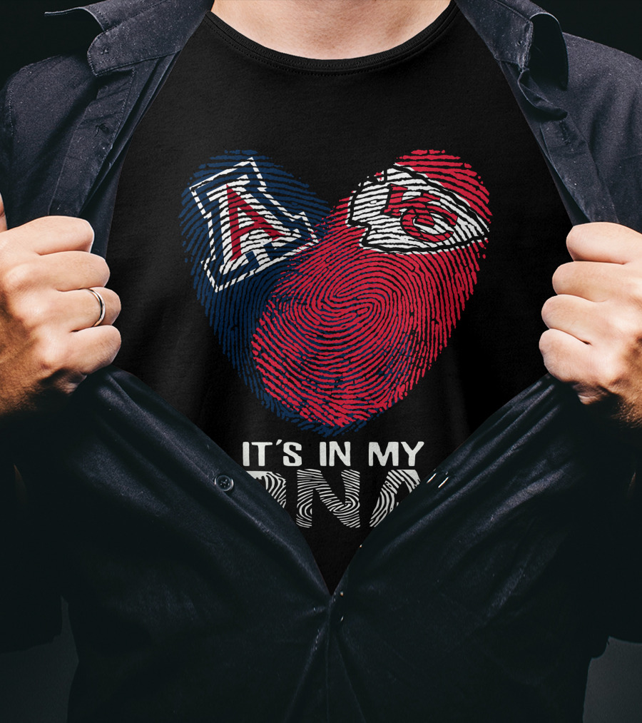 Arizona Wildcats Kansas City Chiefs It's In My DNA T-Shirt