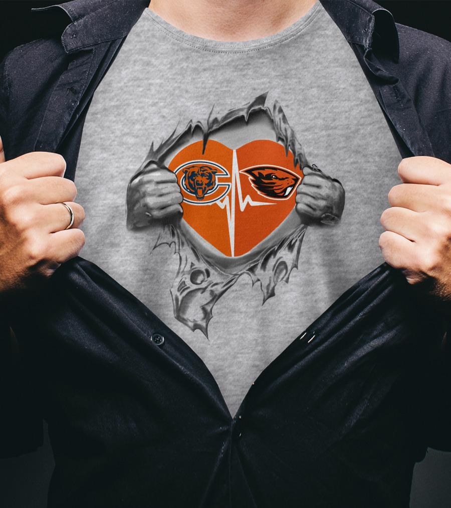 Bears Beavers Heartbeat Inside Me T-Shirt