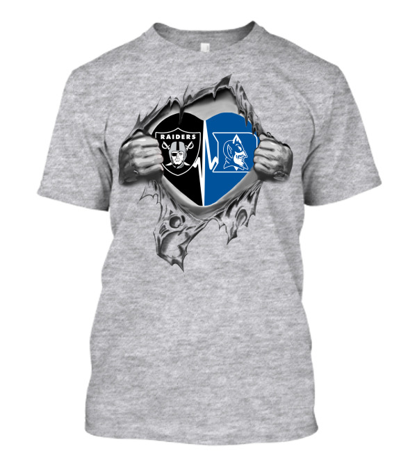 Raiders Duke Heartbeat Fusion Raiders Duke It's In My Heart T-Shirt