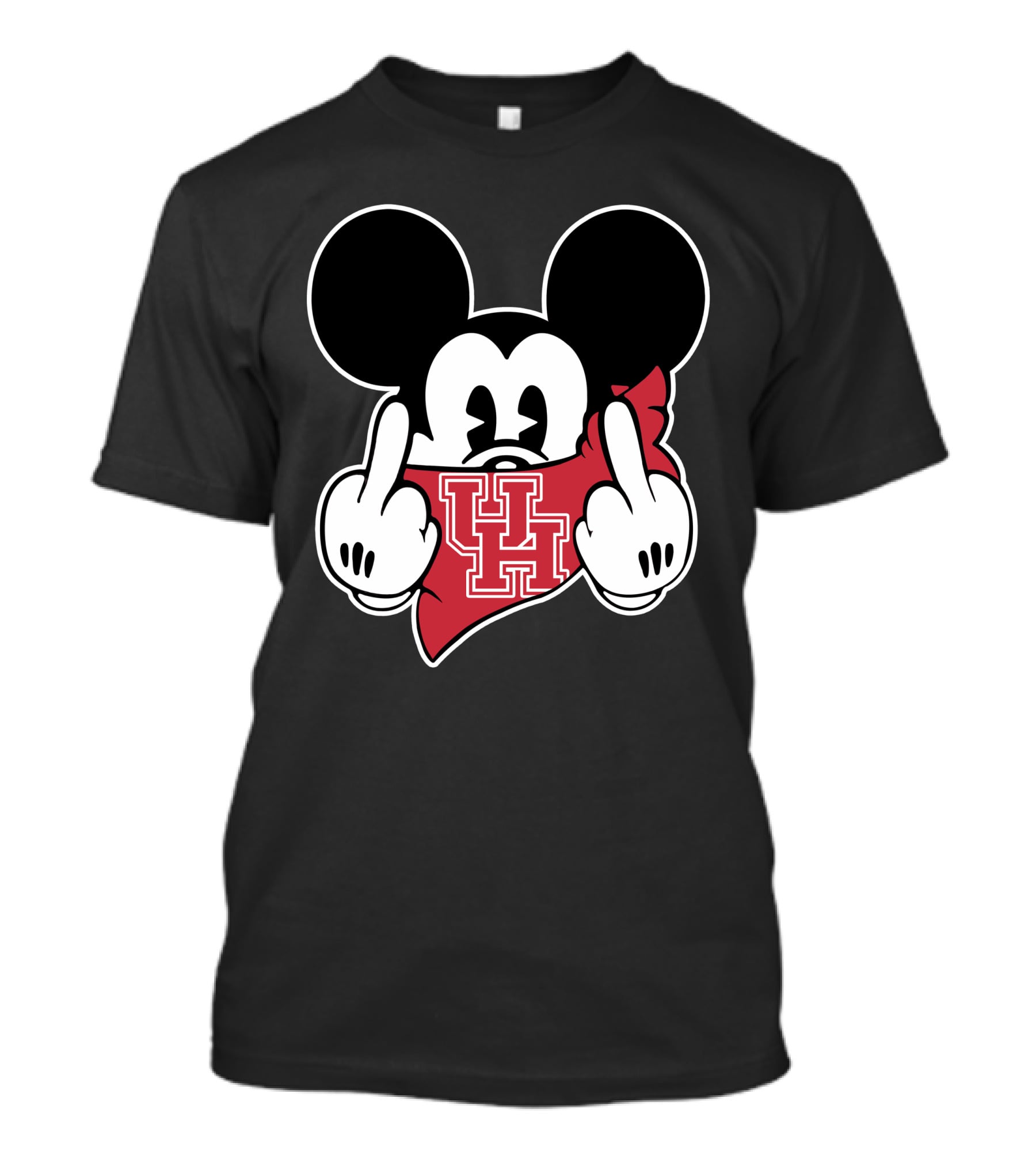 Houston Cougars UH Mickey Mouse T-Shirt