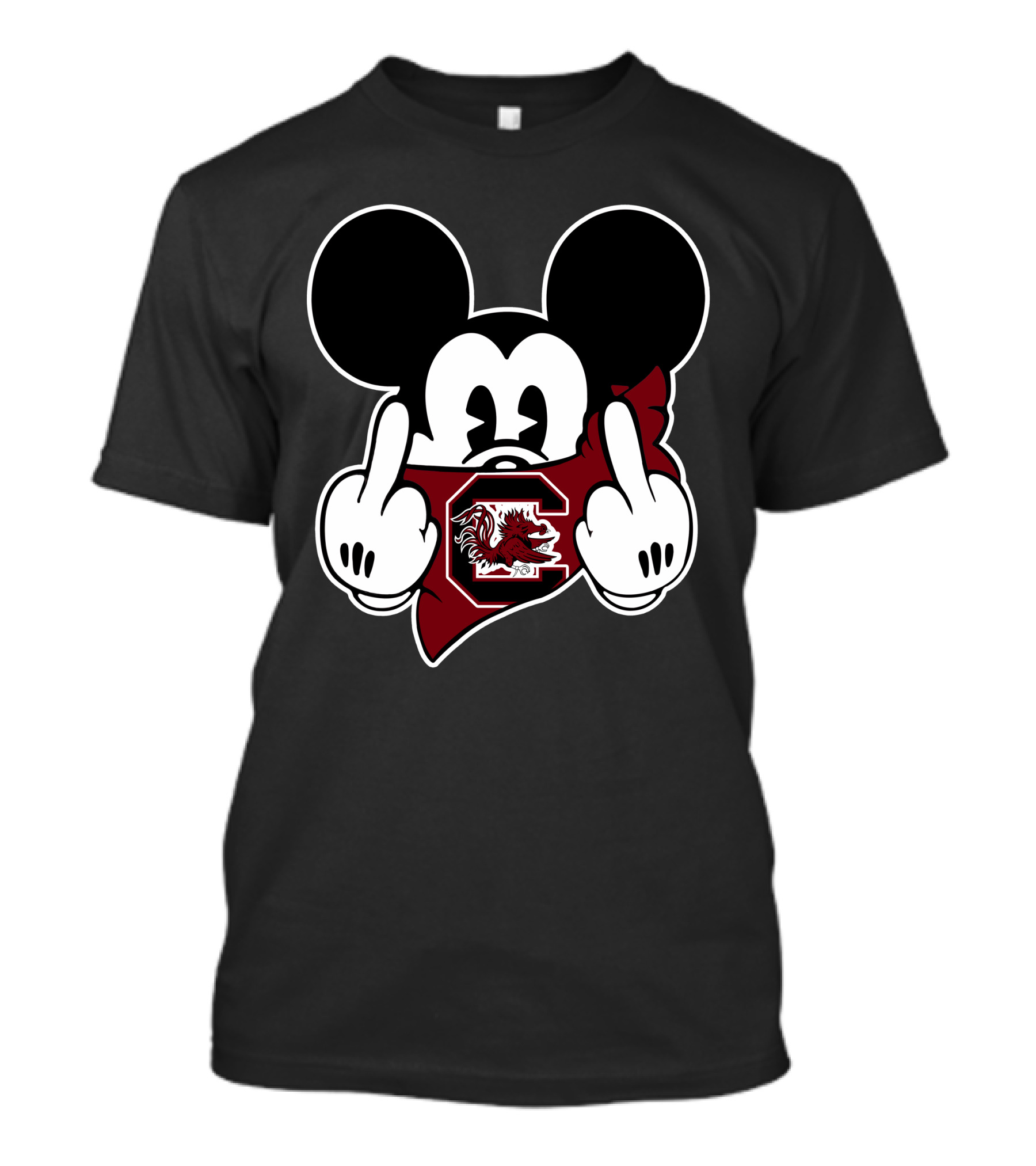 South Carolina Gamecocks Disney Mickey Context T-Shirt