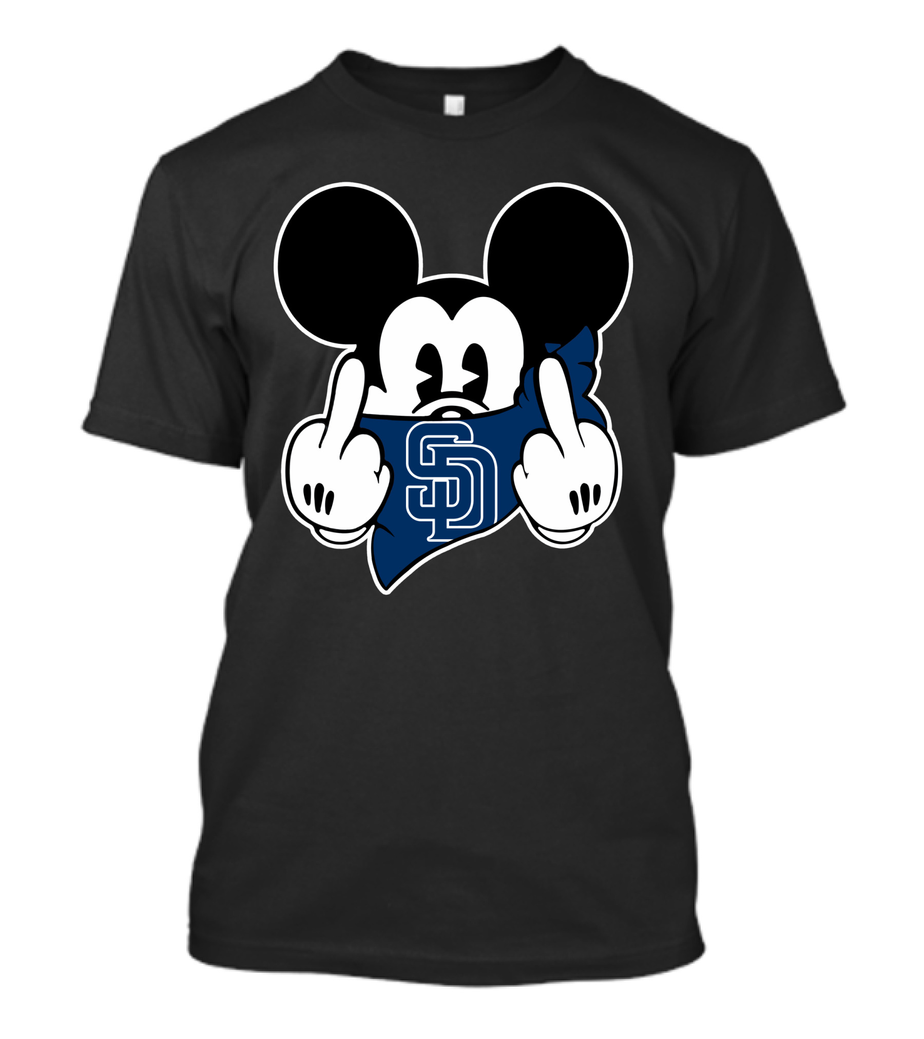 SD Padres Mickey Gesture T-Shirt