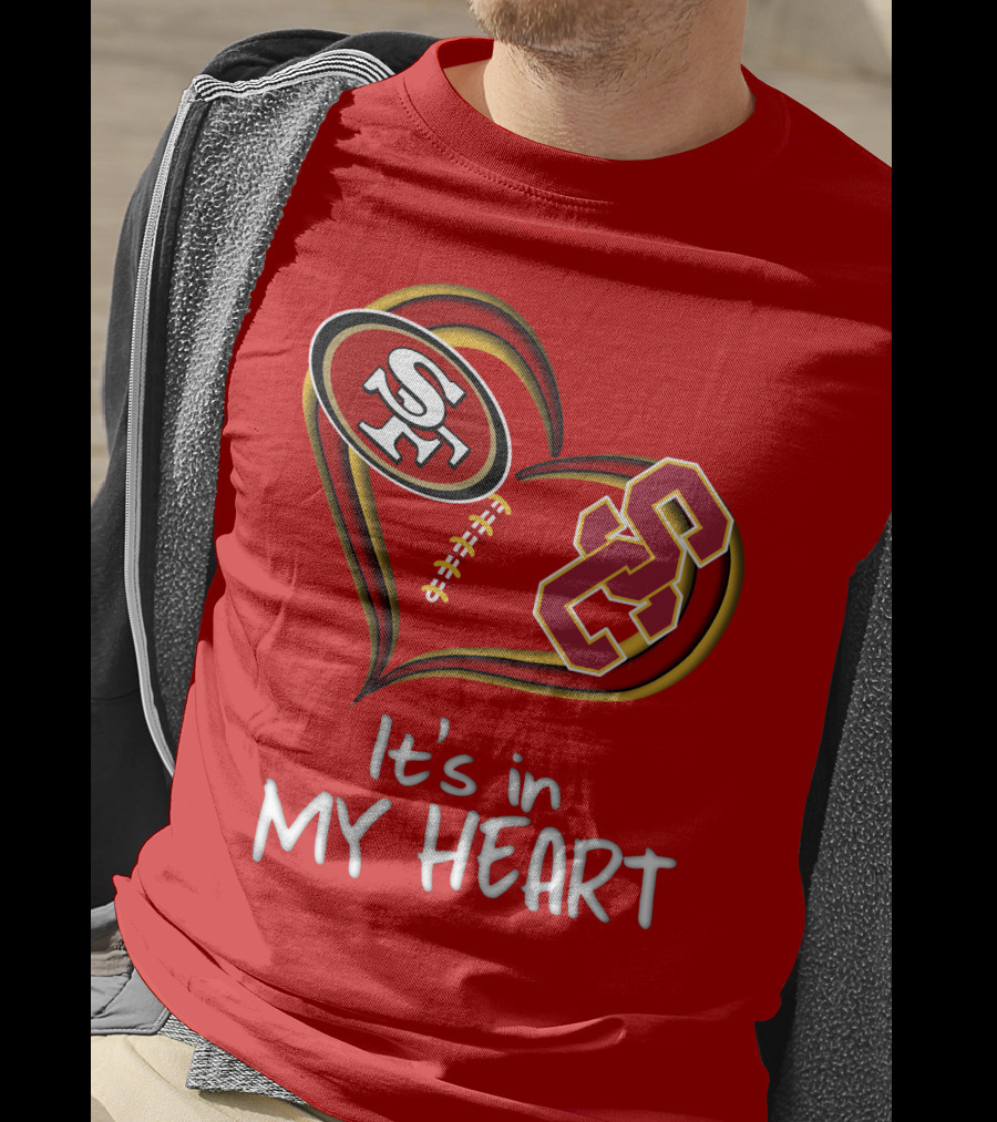 49ers Sc It's In My Heart T-Shirt