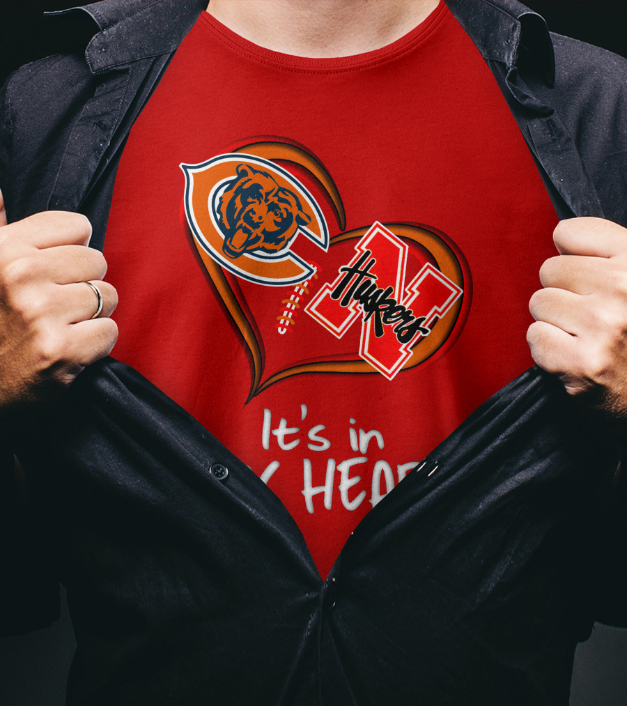 Bears Huskers It's In My Heart T-Shirt