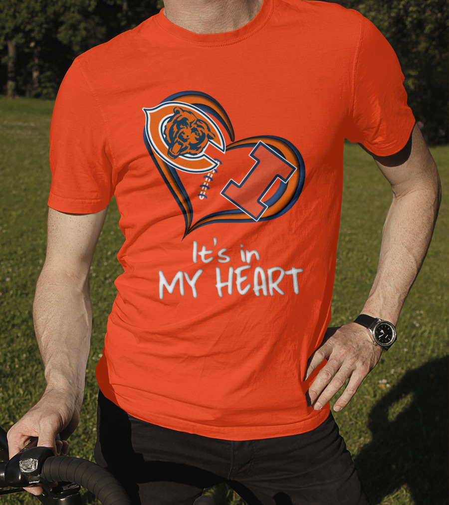 Bears Illinois It's In My Heart T-Shirt