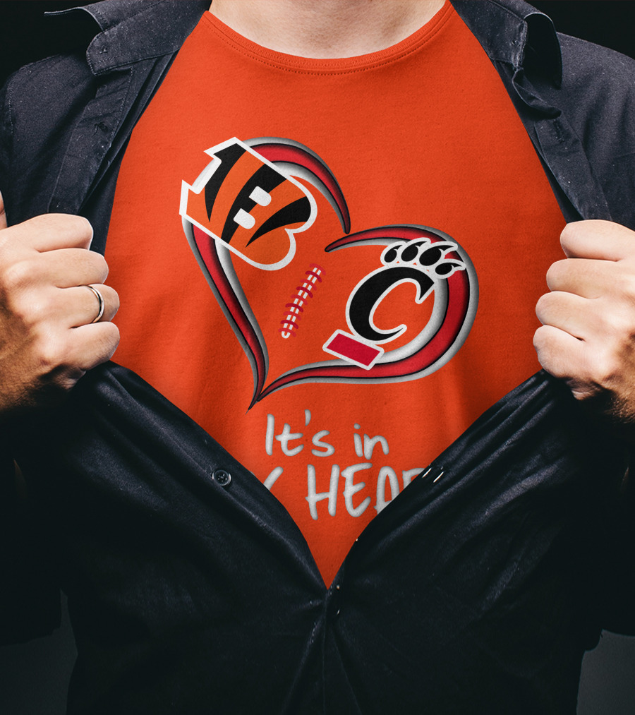Bengals Bearcats It's In My Heart T-Shirt