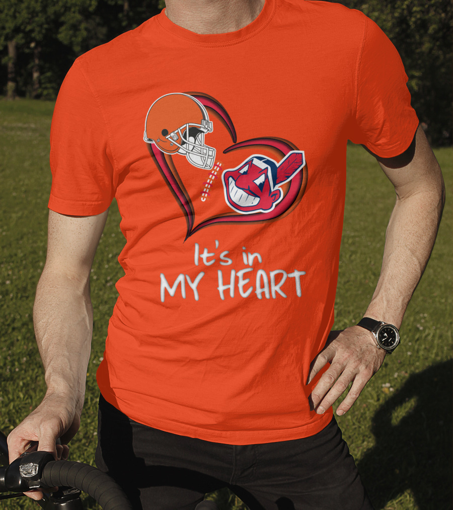 Browns Indians It's In My Heart T-Shirt