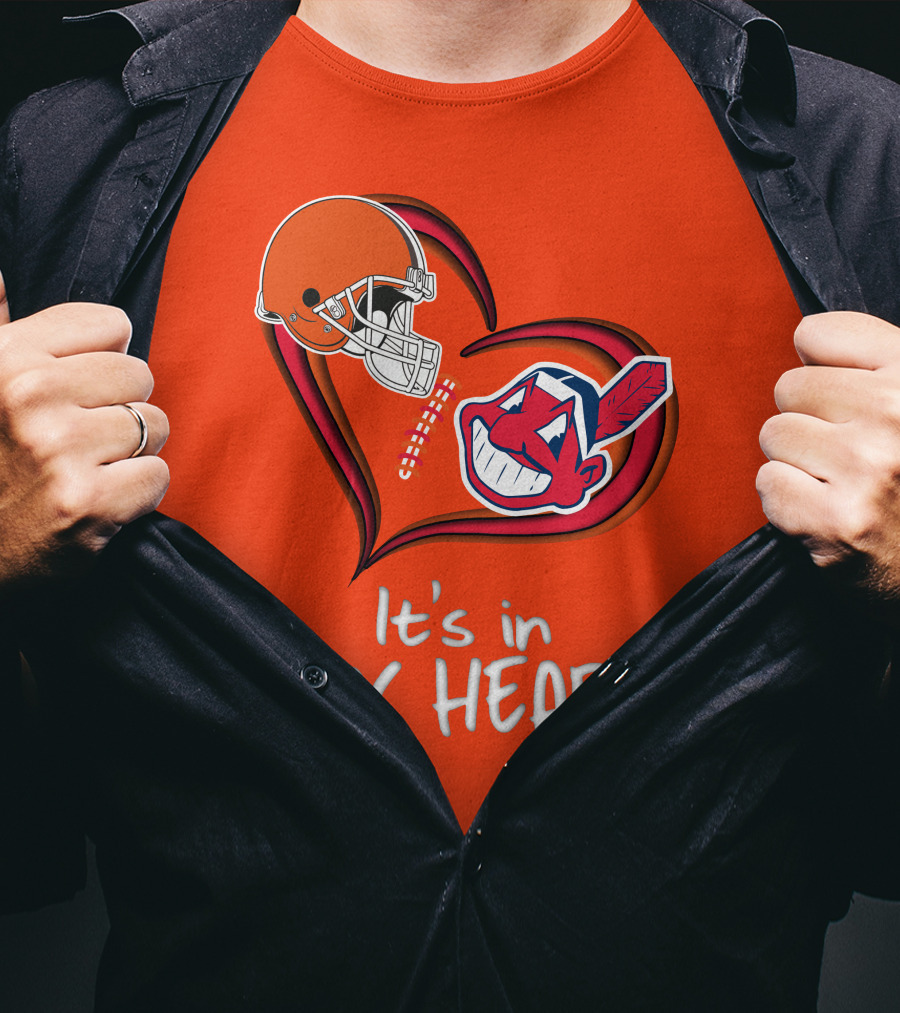 Browns Indians It's In My Heart T-Shirt