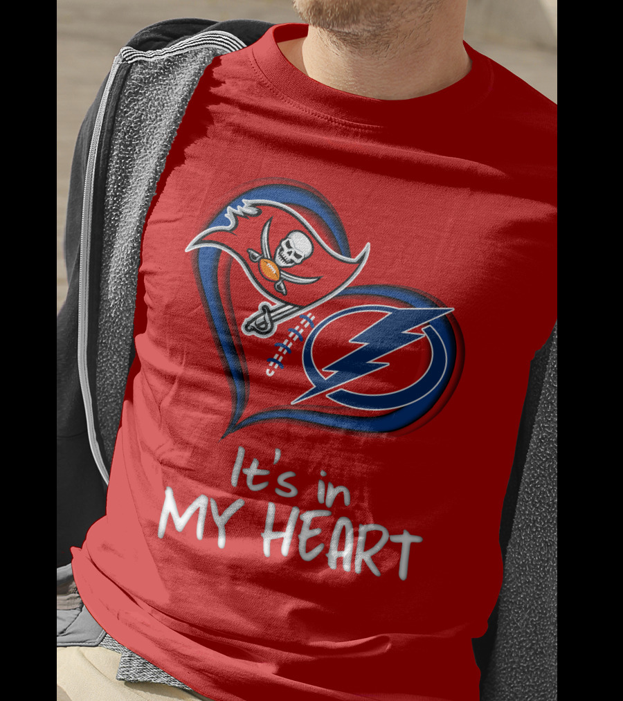 Buccaneers Lightning It's In My Heart T-Shirt