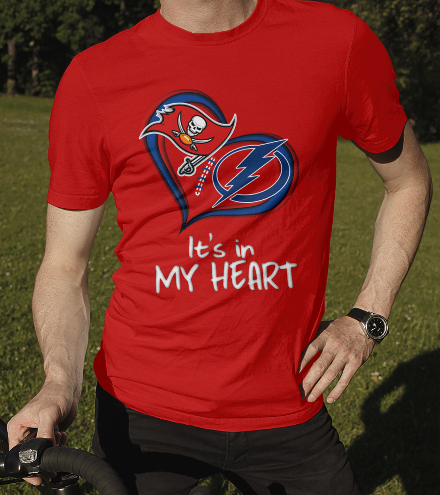 Buccaneers Lightning It's In My Heart T-Shirt