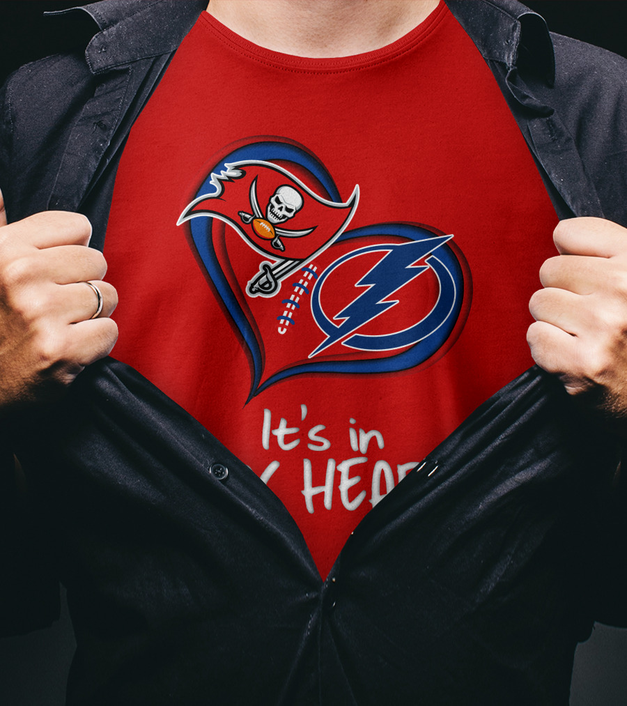 Buccaneers Lightning It's In My Heart T-Shirt