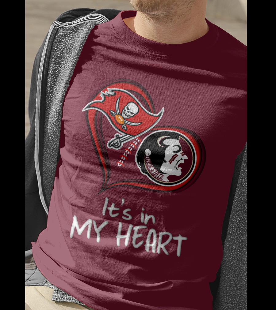Buccaneers Seminoles It's In My Heart T-Shirt