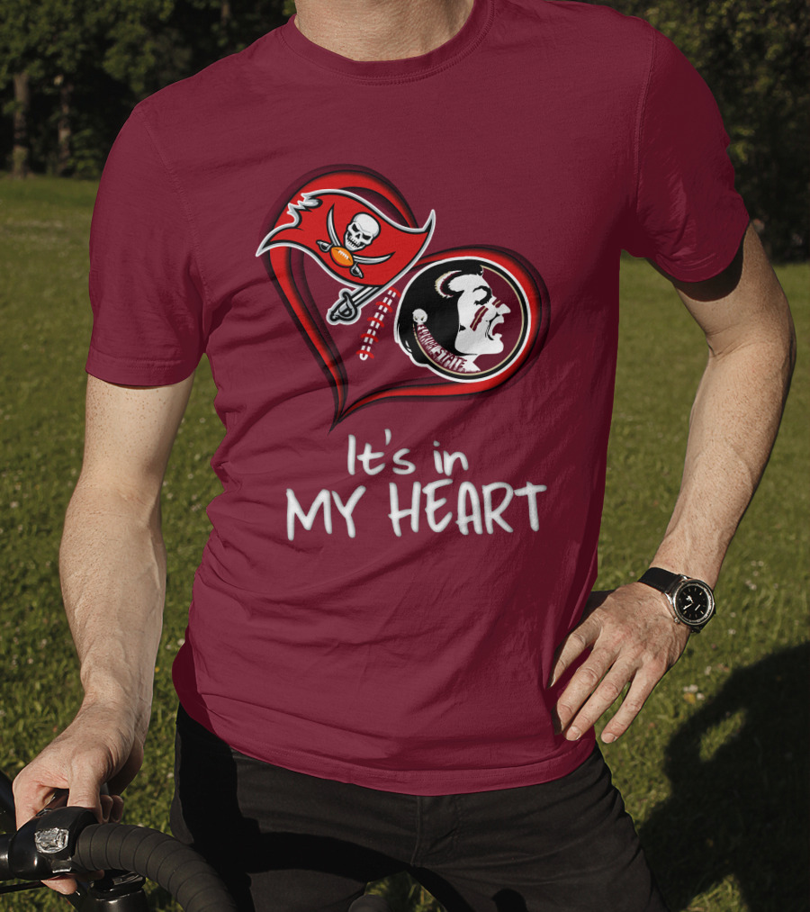 Buccaneers Seminoles It's In My Heart T-Shirt