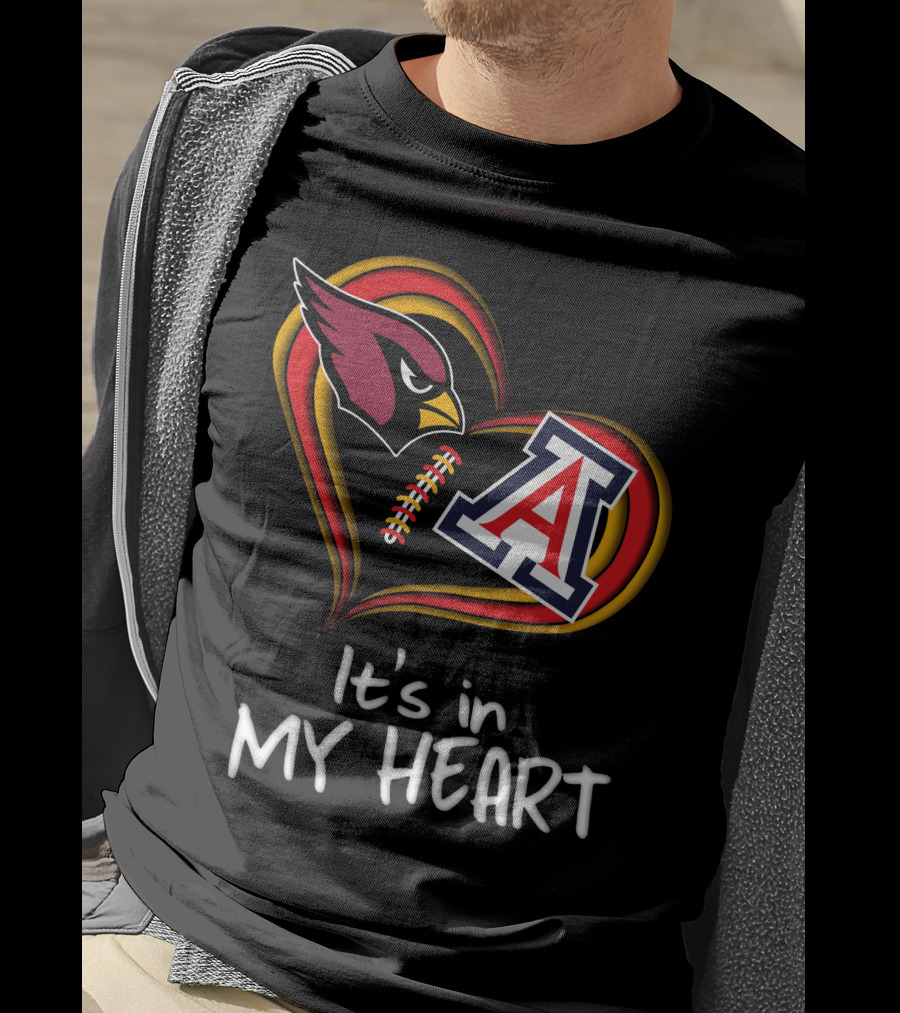 Cardinals Arizona A It's In My Heart T-Shirt