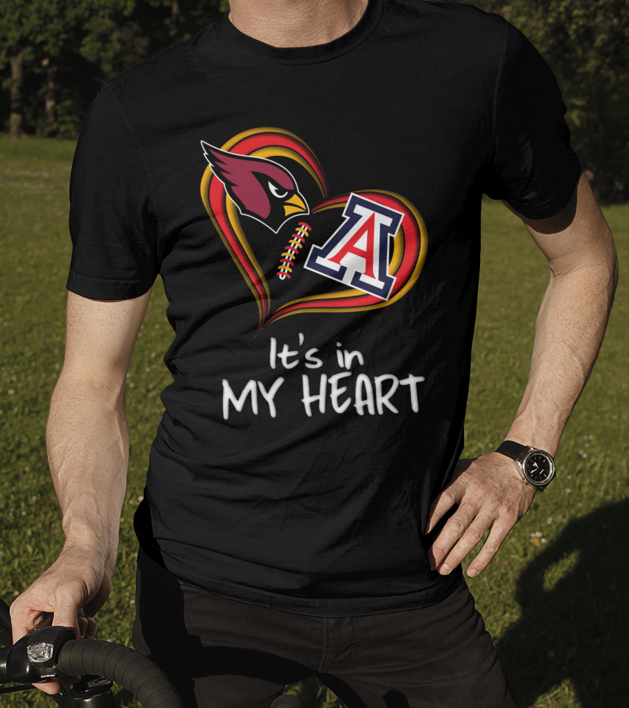 Cardinals Arizona A It's In My Heart T-Shirt