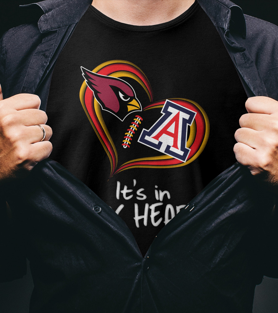 Cardinals Arizona A It's In My Heart T-Shirt