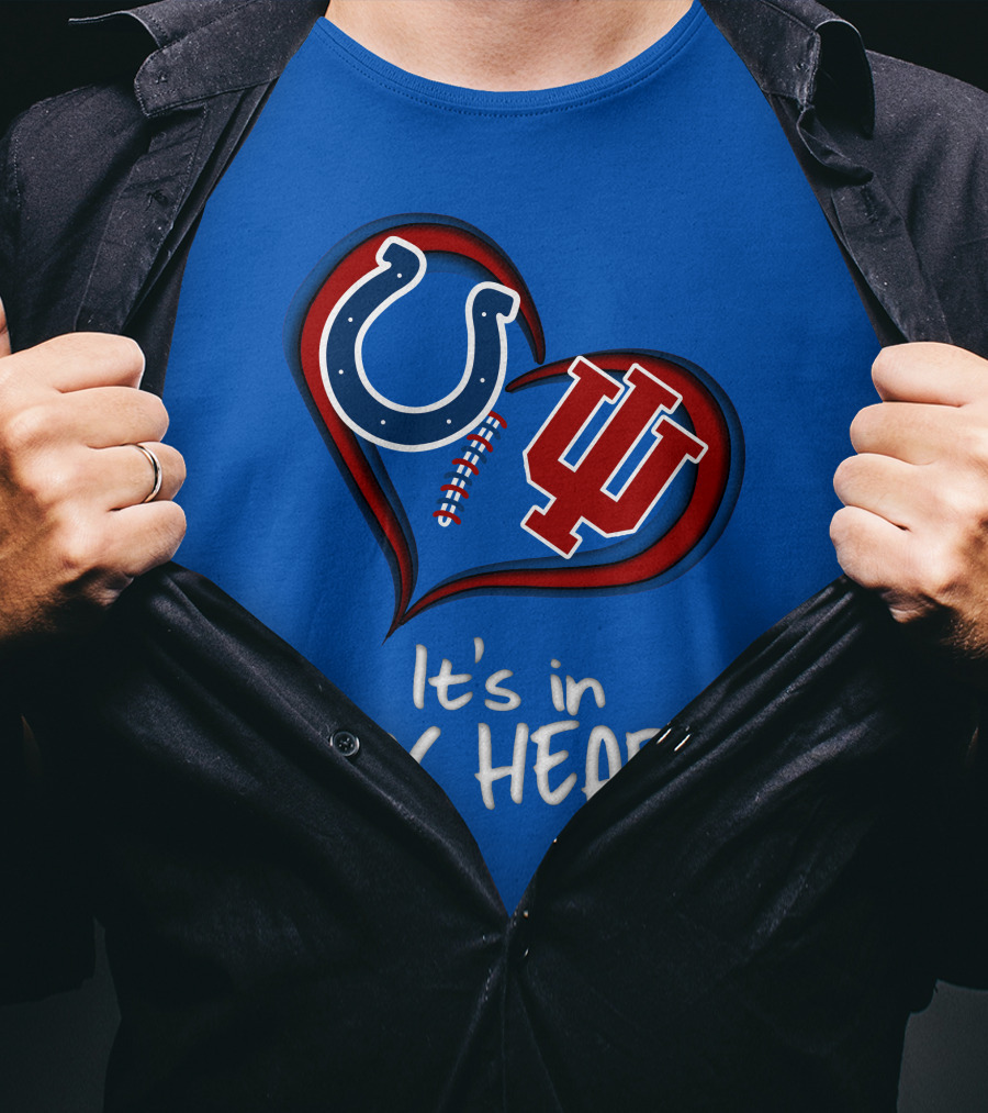 Colts Hoosiers It's In My Heart T-Shirt