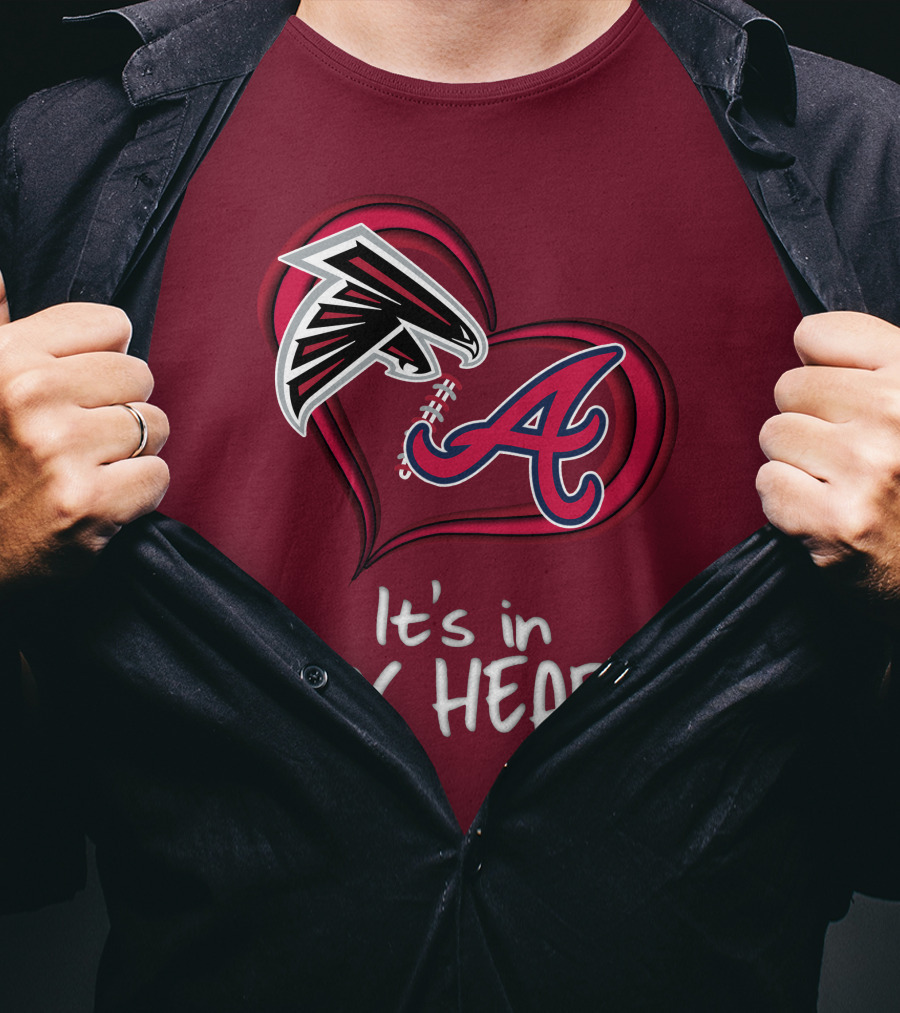 Falcons Braves It's In My Heart T-Shirt