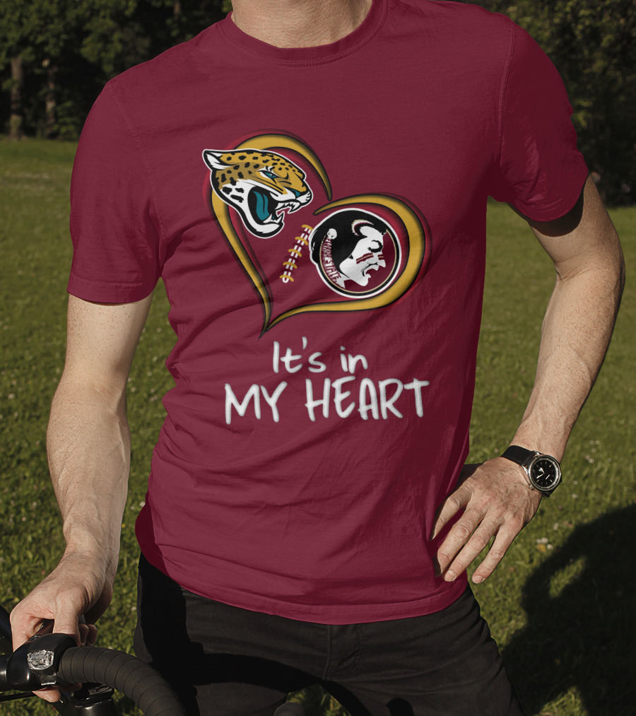 Jaguars Seminoles It's In My Heart T-Shirt