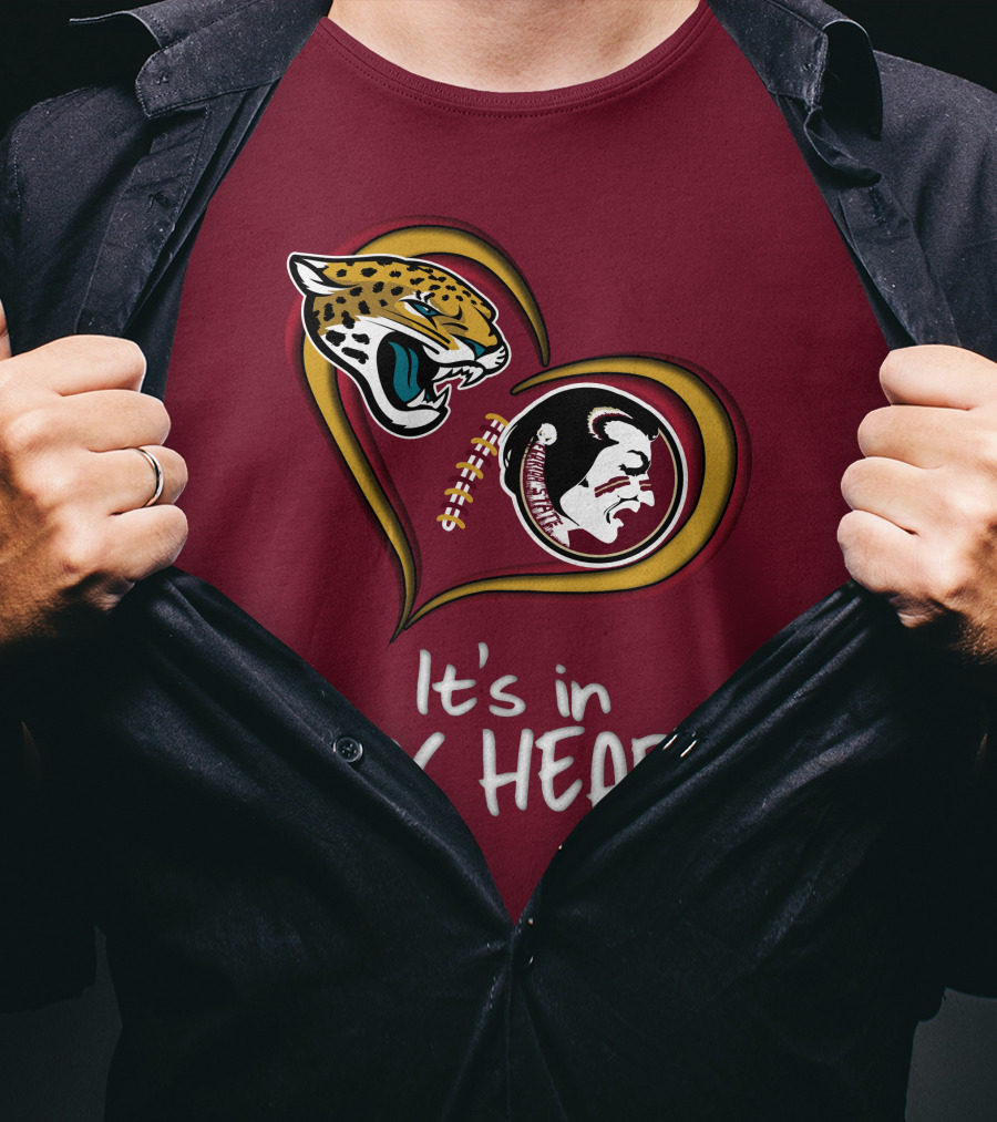 Jaguars Seminoles It's In My Heart T-Shirt