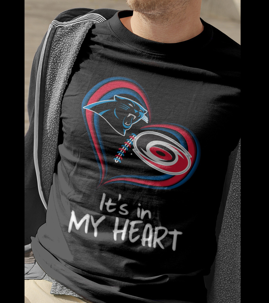 Panthers Hurricanes It's In My Heart T-Shirt