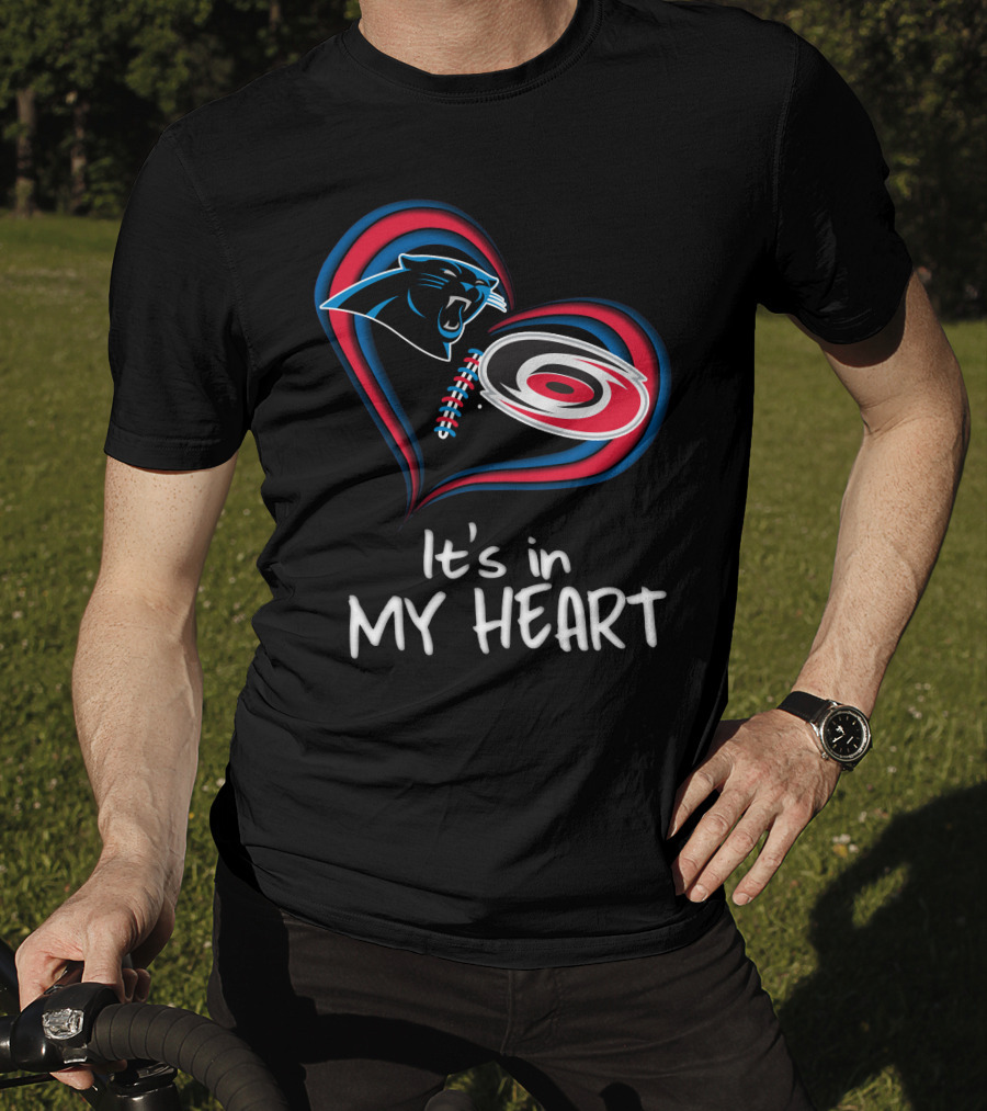 Panthers Hurricanes It's In My Heart T-Shirt