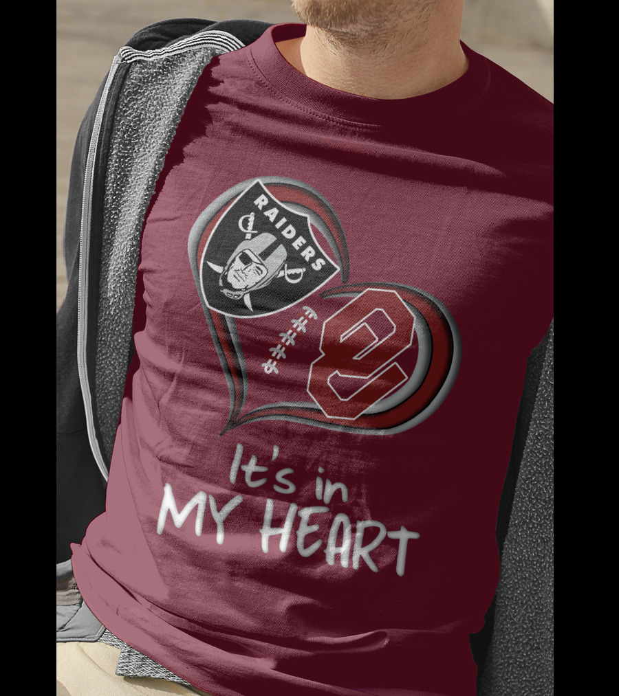 Raiders Sooners It's In My Heart T-Shirt