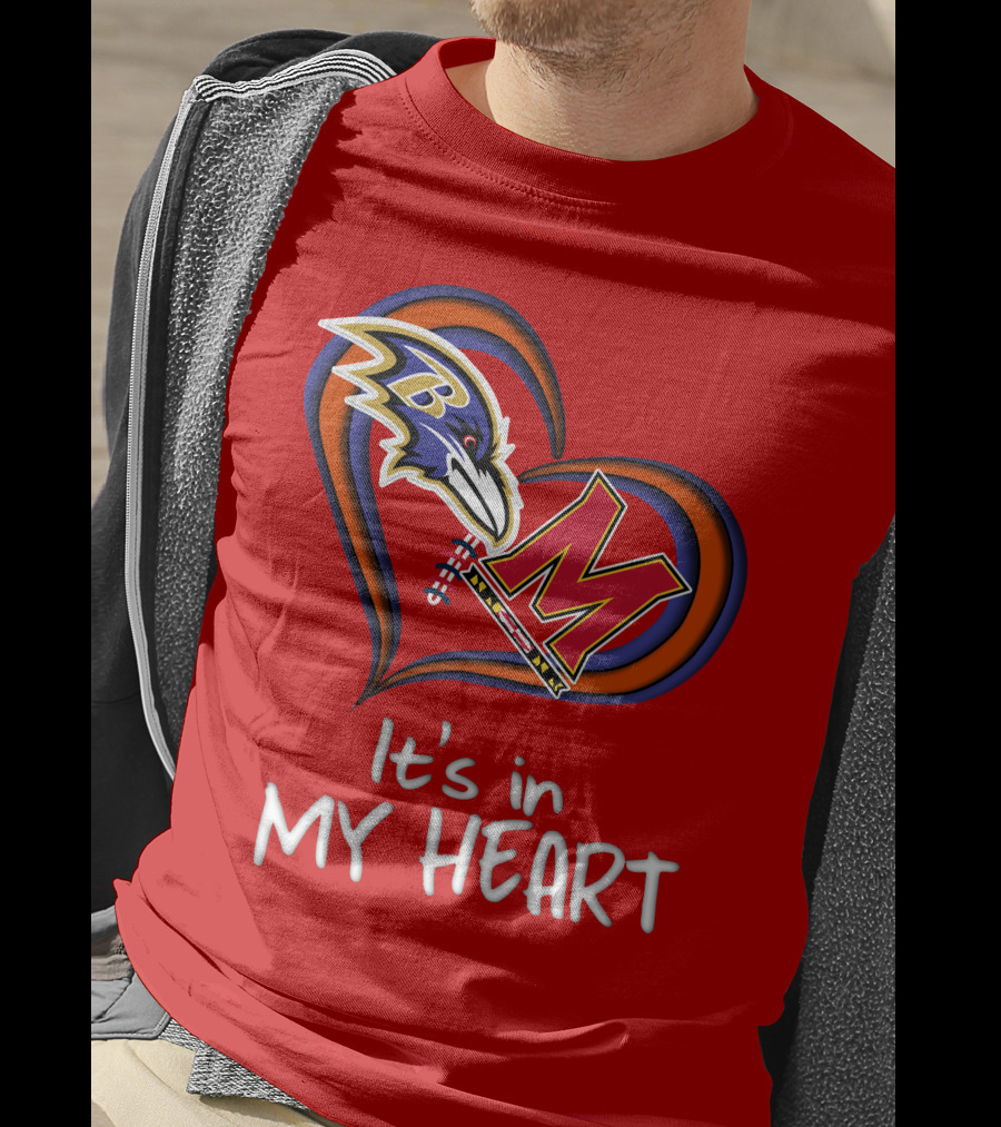 It's In My Heart Ravens Maryland T-Shirt