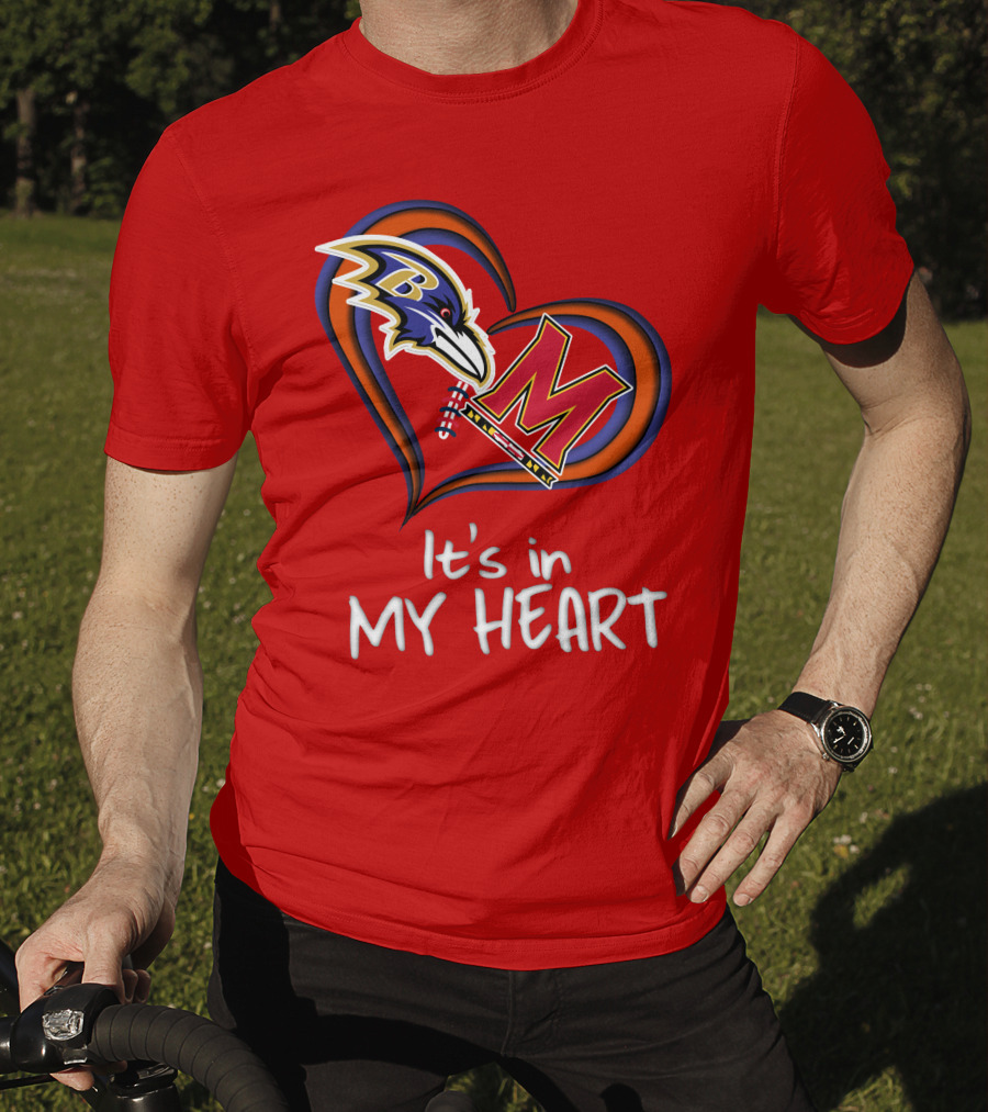 It's In My Heart Ravens Maryland T-Shirt