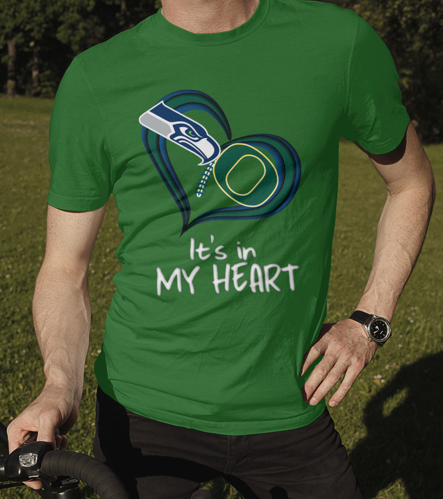 Seahawks Ducks It's In My Heart T-Shirt