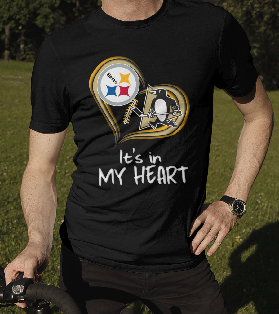 Steelers Penguins It's In My Heart T-Shirt