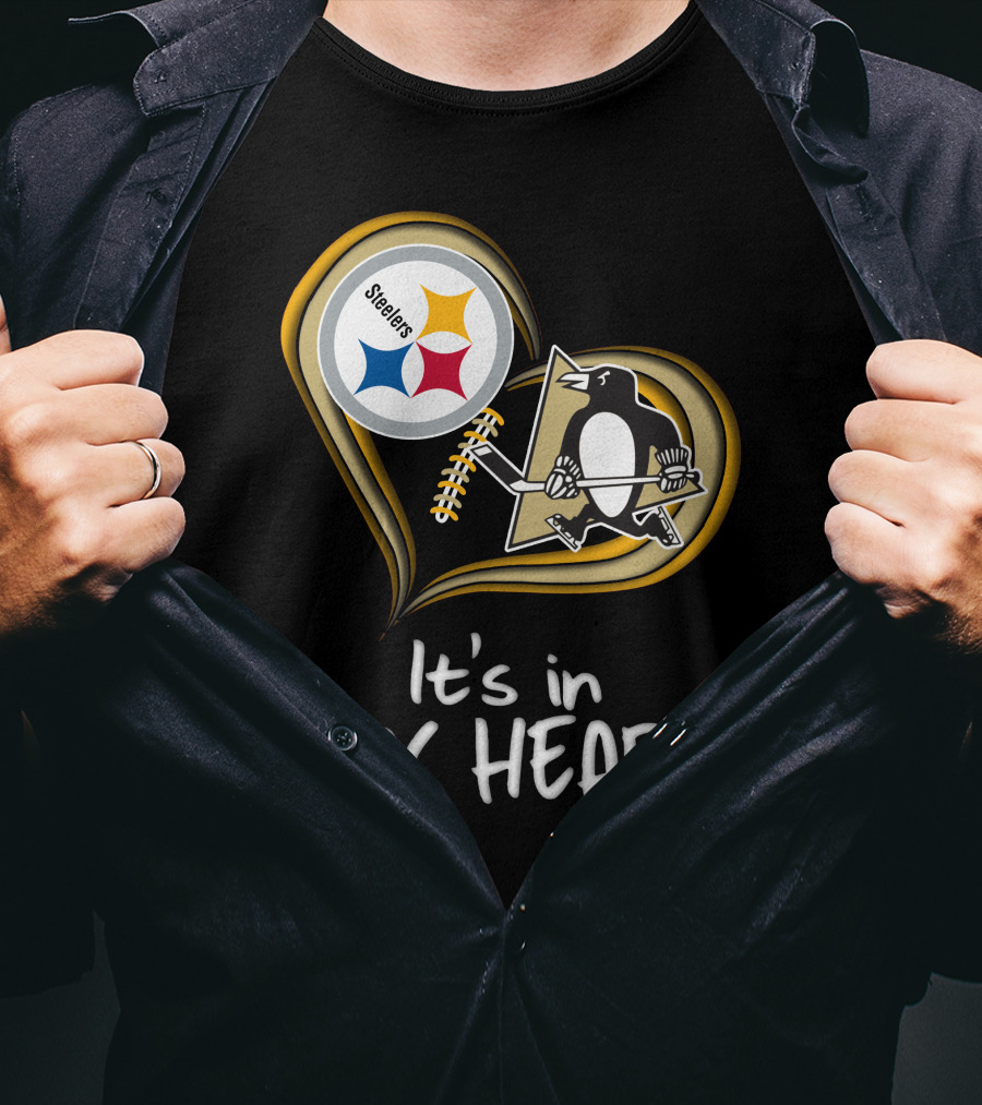 Steelers Penguins It's In My Heart T-Shirt