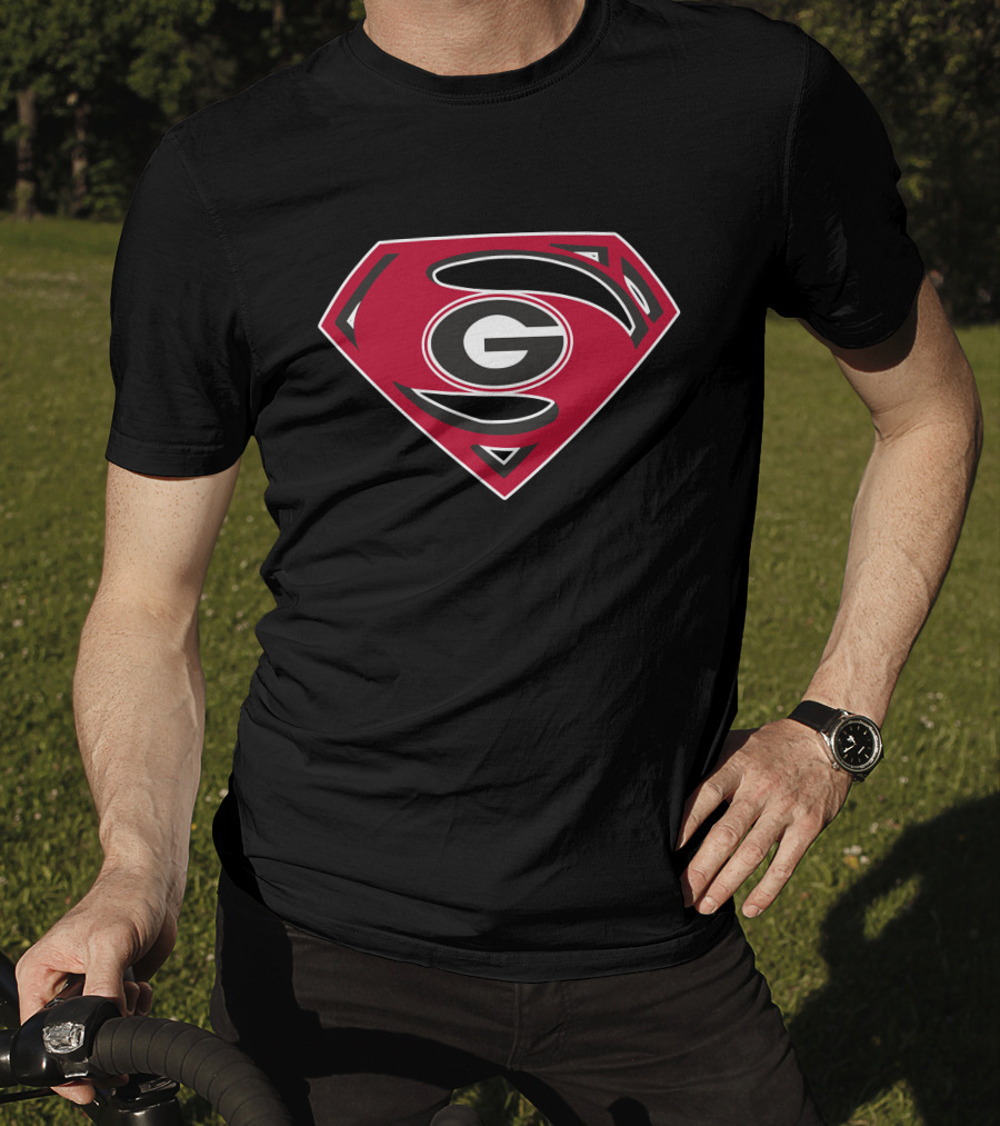 Georgia Bulldogs Superman T-Shirt