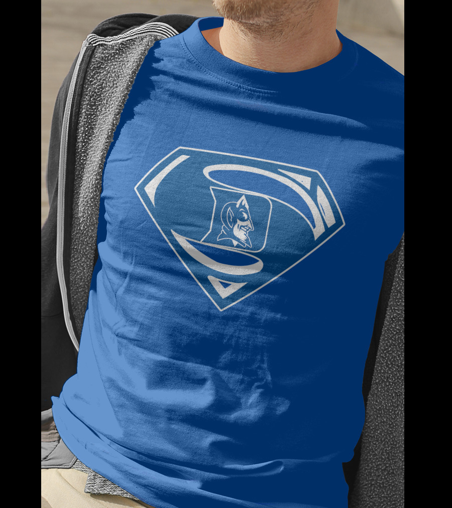 Duke Blue Devils Superman Logo Mashup T-Shirt