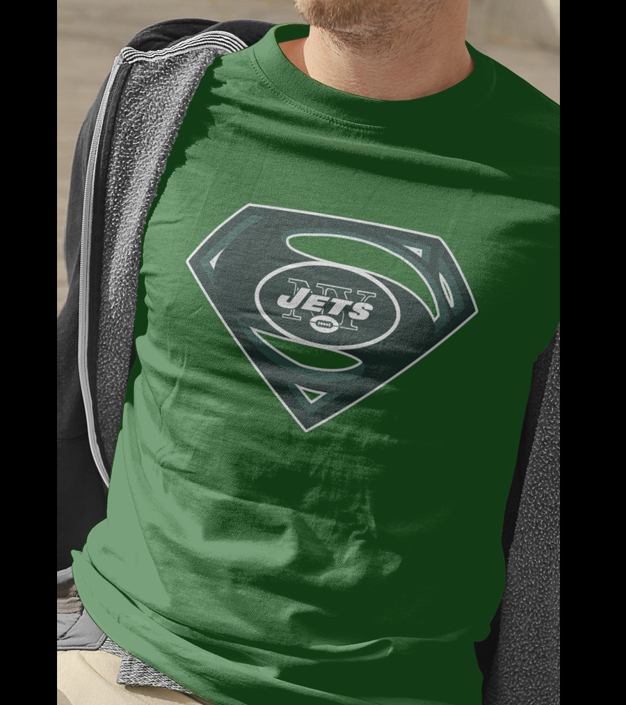 Jets Nfl Super Hero Symbol T-Shirt