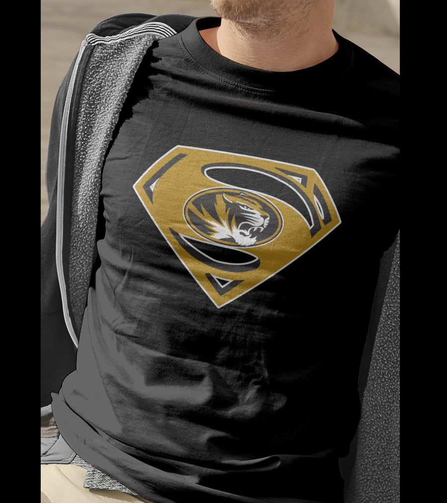 Superman Missouri Tigers T-Shirt