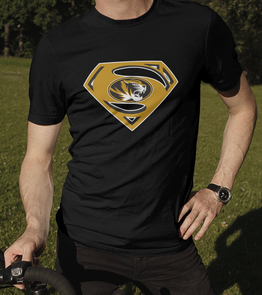 Superman Missouri Tigers T-Shirt