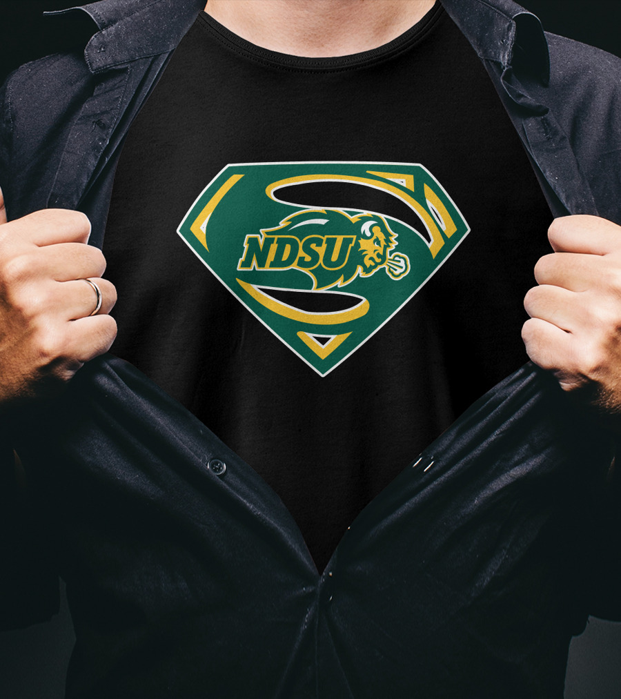 NDSU Bison Superman Shield T-Shirt