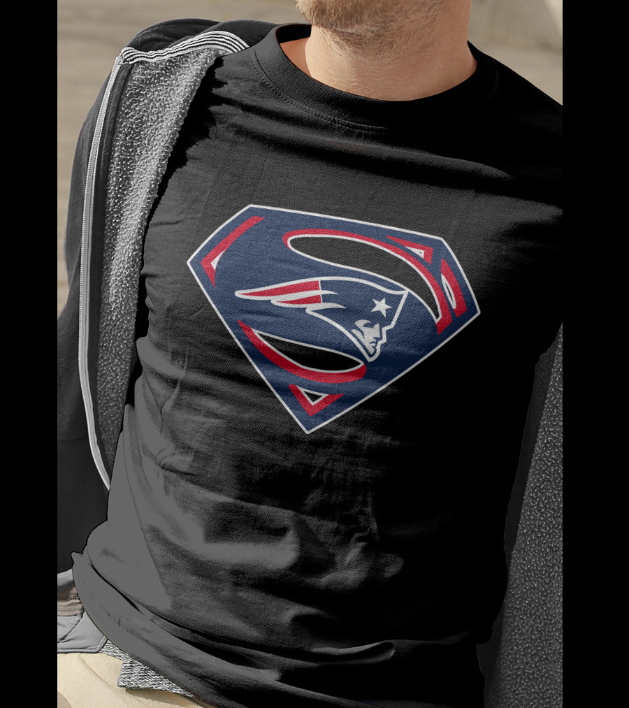 Patriots Superman Logo Mashup T-Shirt
