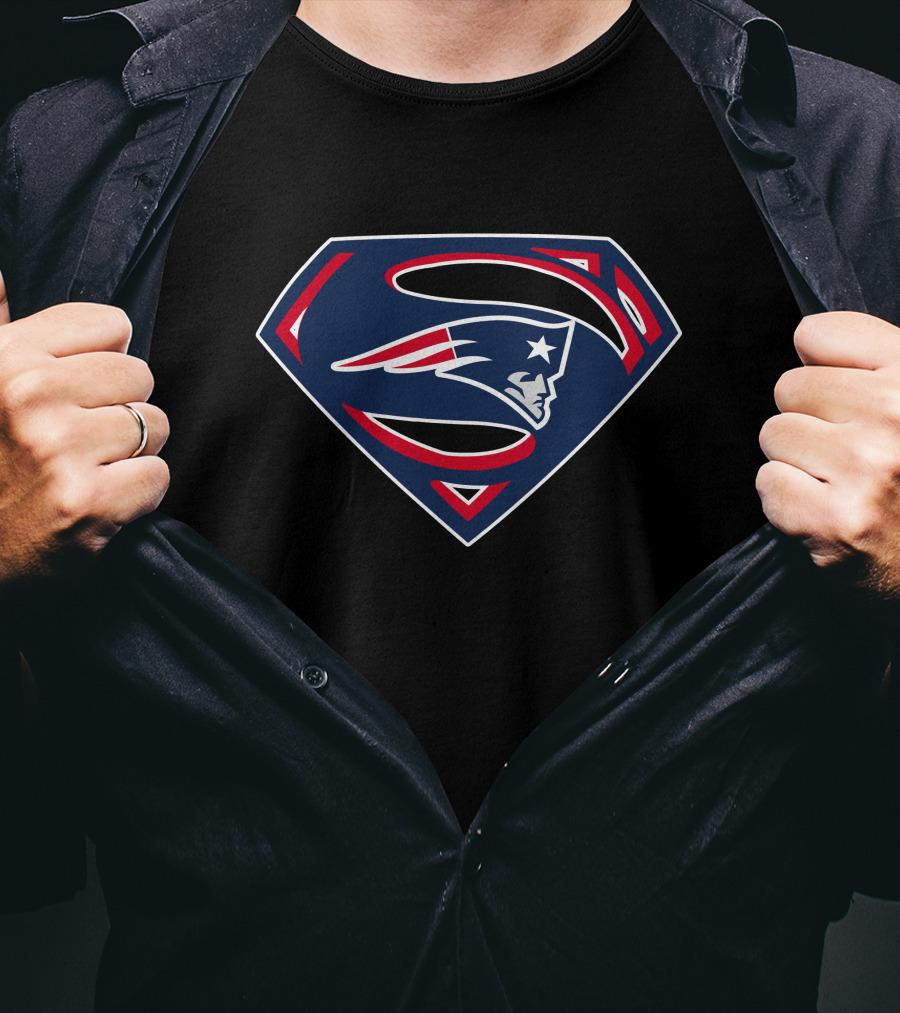 Patriots Superman Logo Mashup T-Shirt